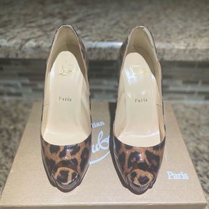 Cheetah print Christian Louboutin size 7